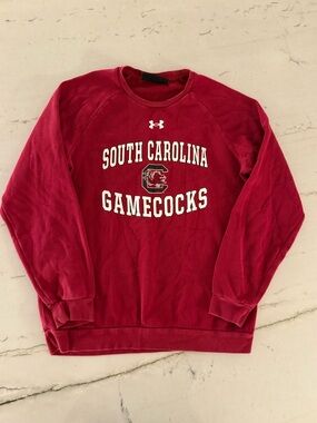 Under Armour South Carolina Gamecocks Sweatshirt USC Maroon Mens Medium Loose